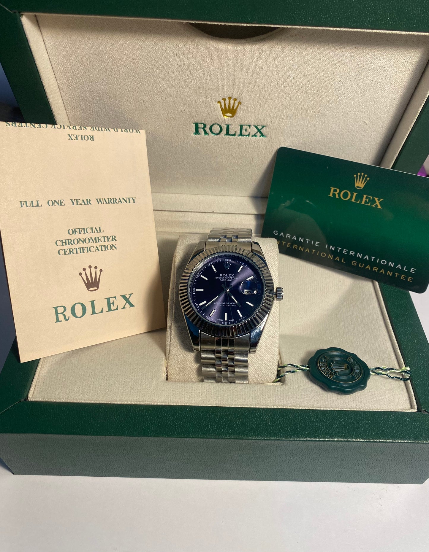 Rolex homme DAYDATEJUST blanc