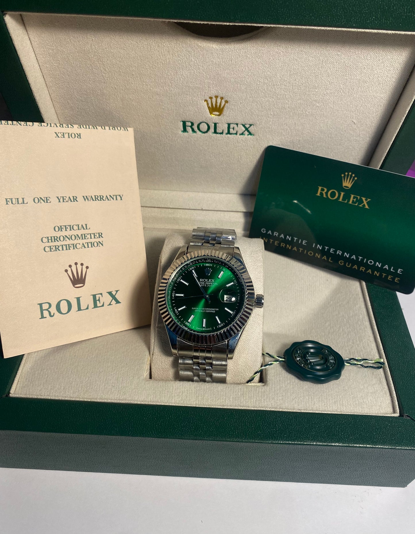 Rolex homme DAYDATEJUST blanc