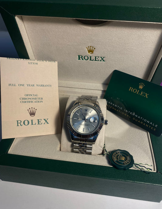 Rolex homme DAYDATEJUST blanc